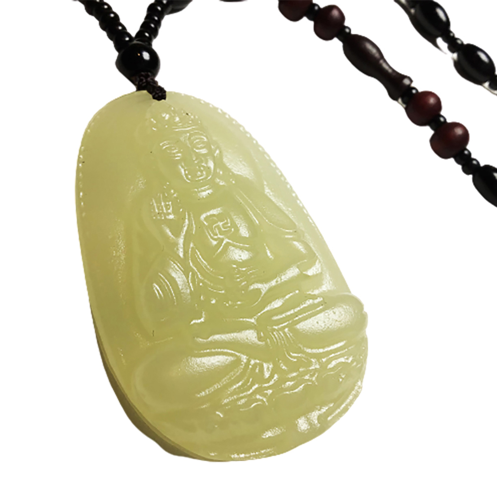 彌陀青玉 +黑玉髓項鍊【十方】150279