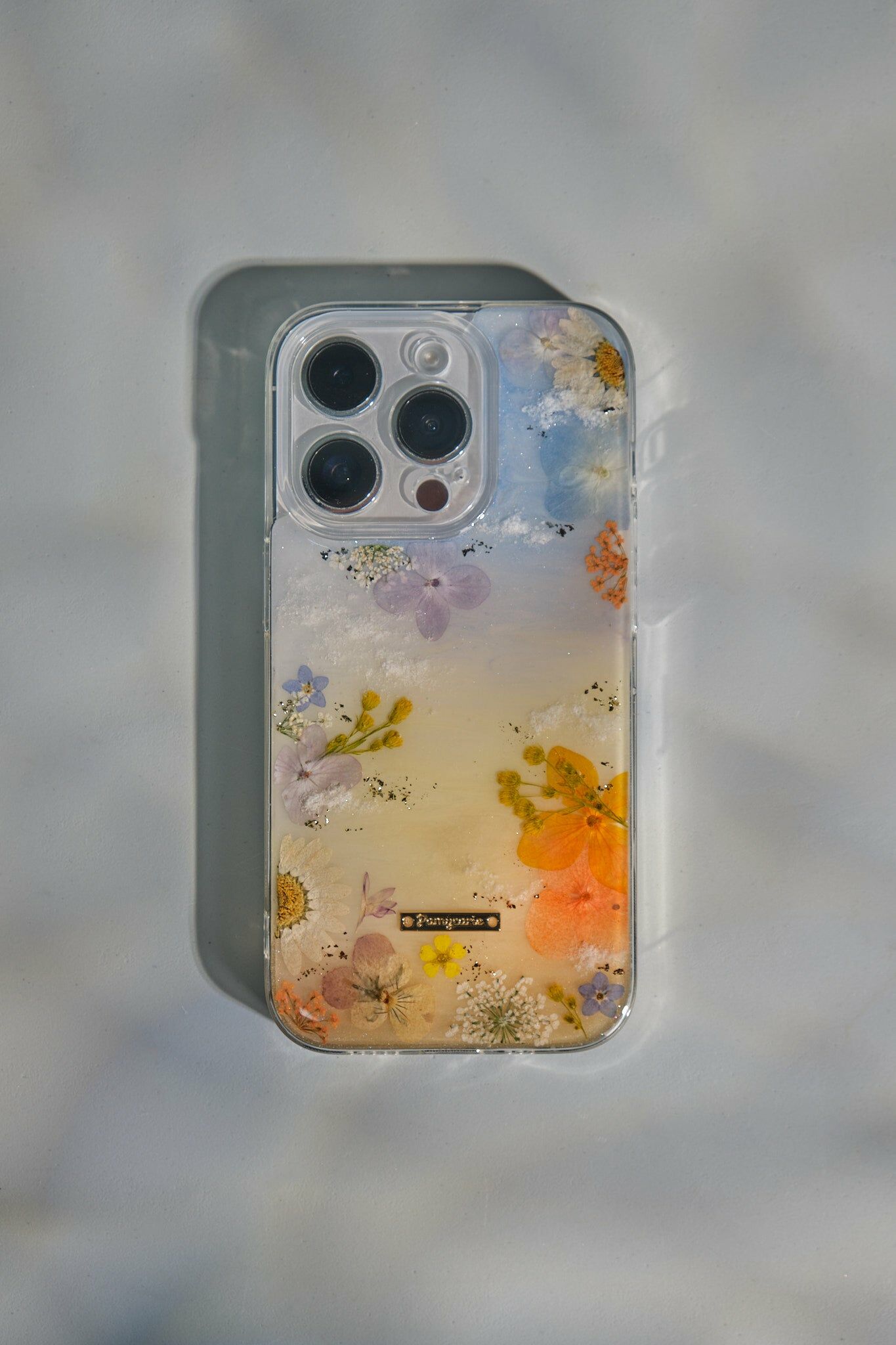 Cloudy Sunset Garden Resin Phone Case