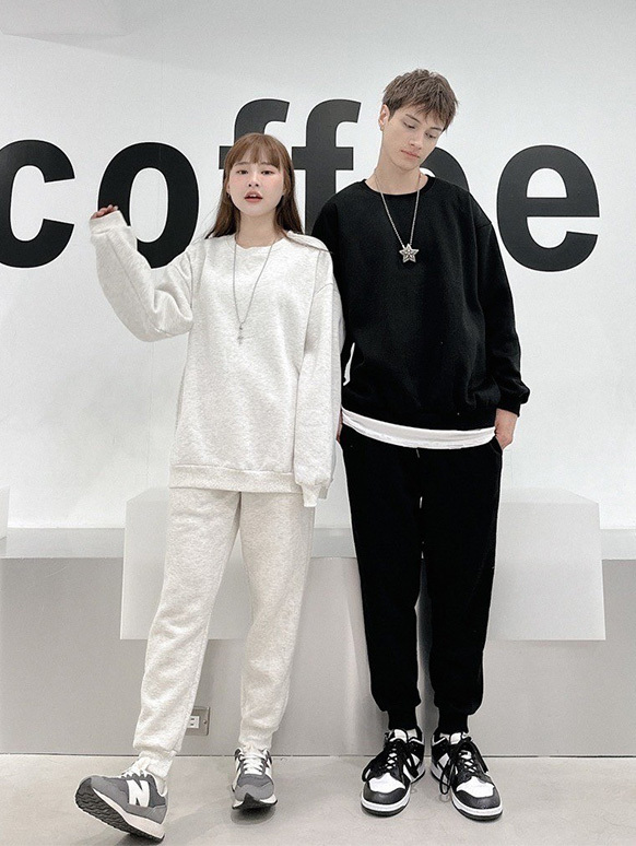 戶外休閒 15色 韓版素面 冬季保暖 內刷毛棉褲