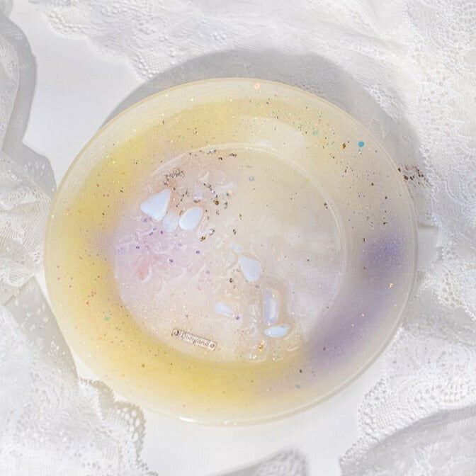 Natural Quartz Pond Jewellery Plate