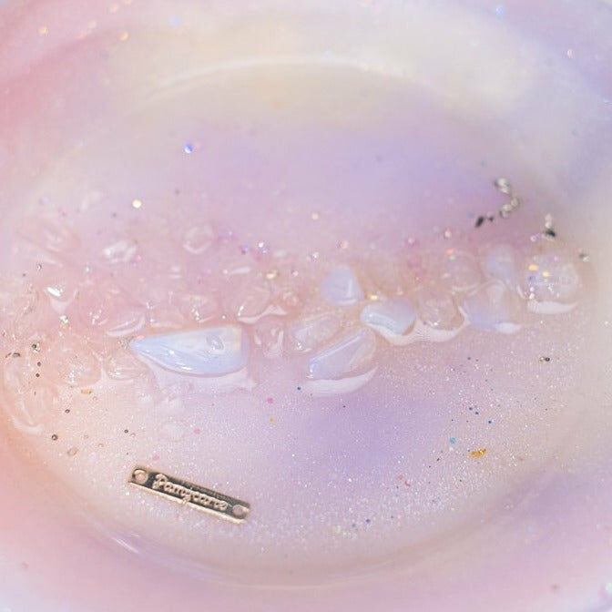 Natural Quartz Pond Jewellery Plate