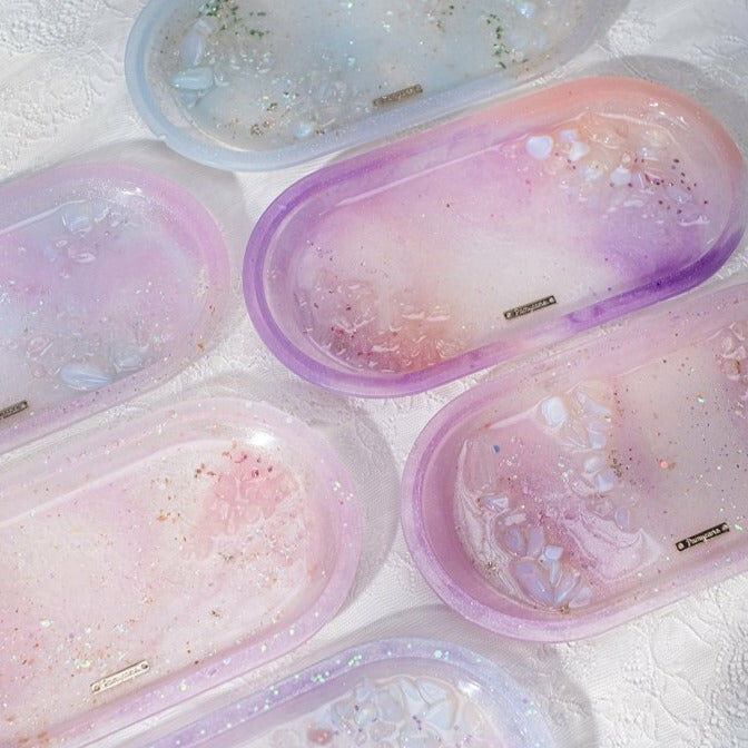 Lake of Natural Quartz Jewellery Plate