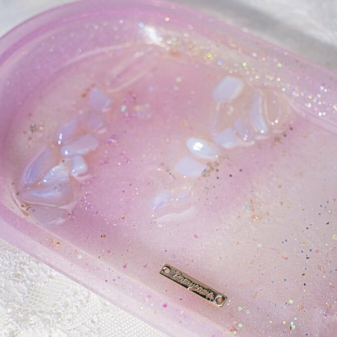 Lake of Natural Quartz Jewellery Plate