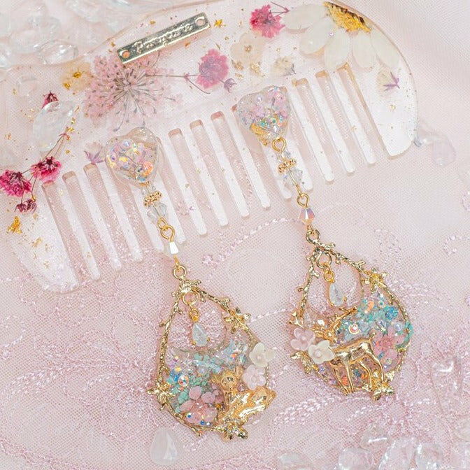 Garden Mirage S925 2-way Earrings