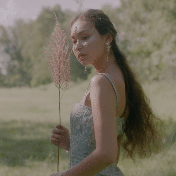 Night Mist Ultra Soft Lace Banana Hair Clip