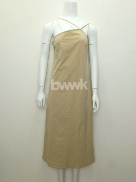 不規則斜肩洋裝