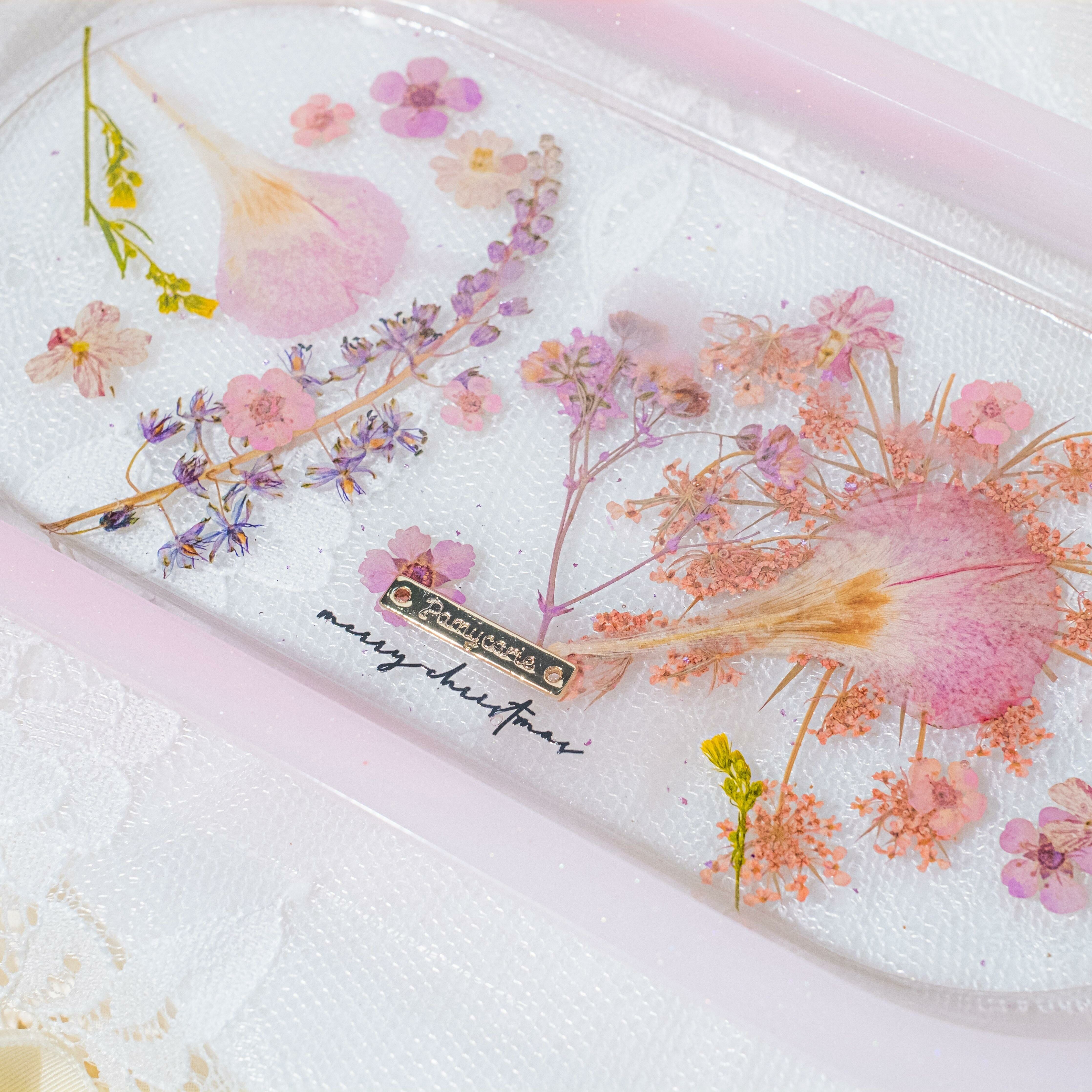 ➀➁ Pastel Flowerland Jewellery Plate (5 Designs)