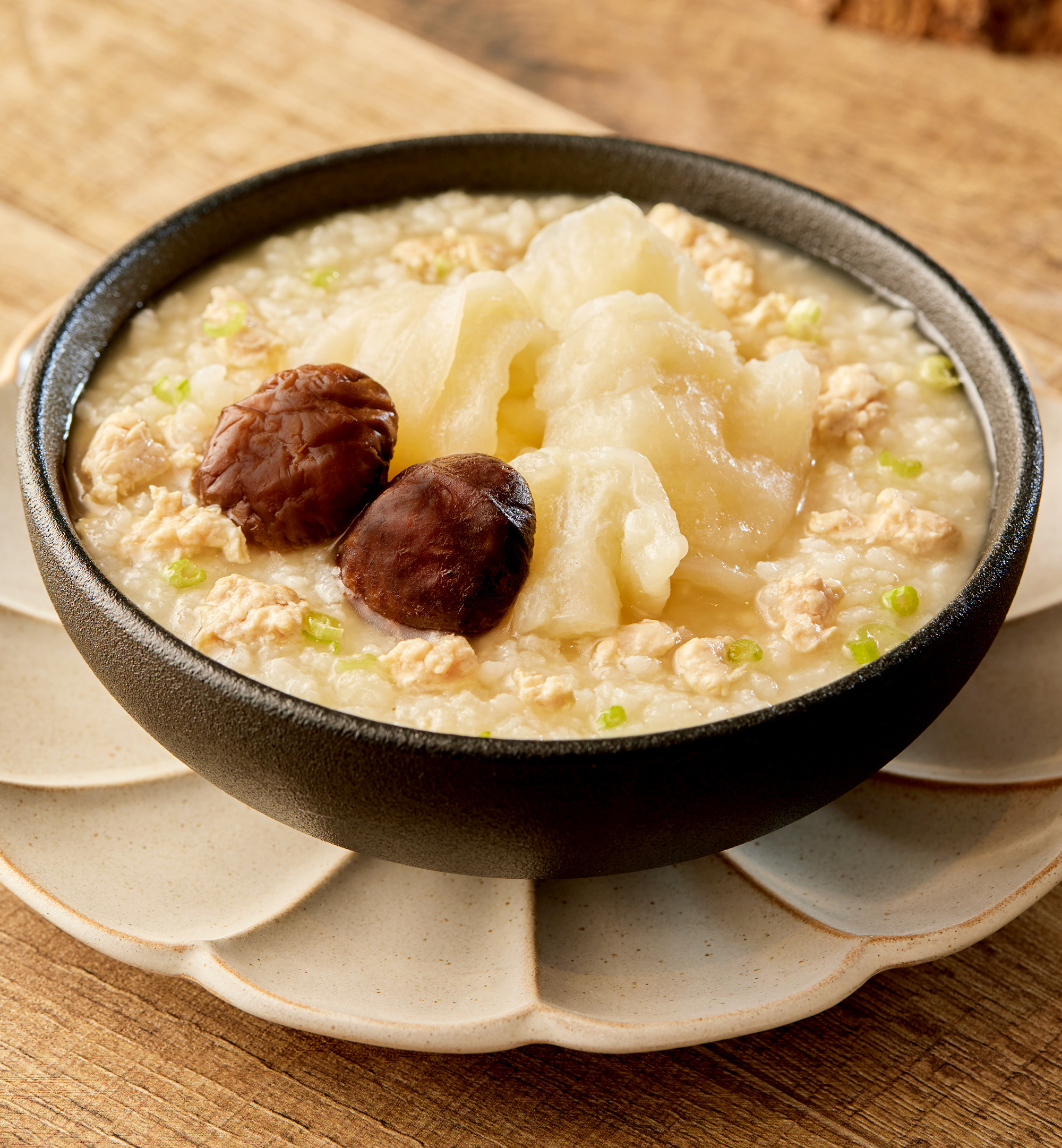 花膠香菇雞蓉粥