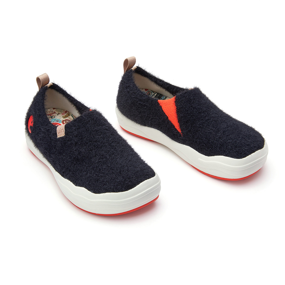 【 Uin 】西班牙原創設計 | 托萊多8  黯夜黑 女鞋 彩繪鞋 休閒鞋 懶人鞋