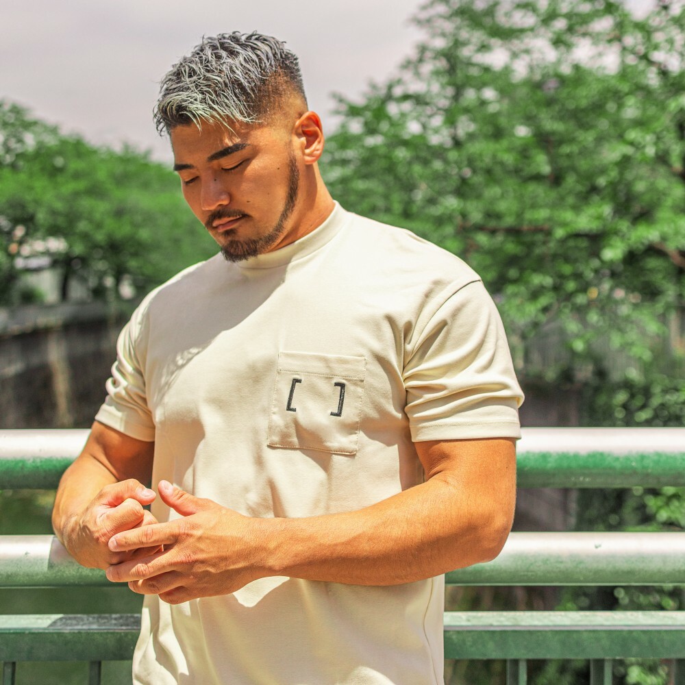 全新色系 - Oversized Tee 寬版落肩T恤 拿鐵米白