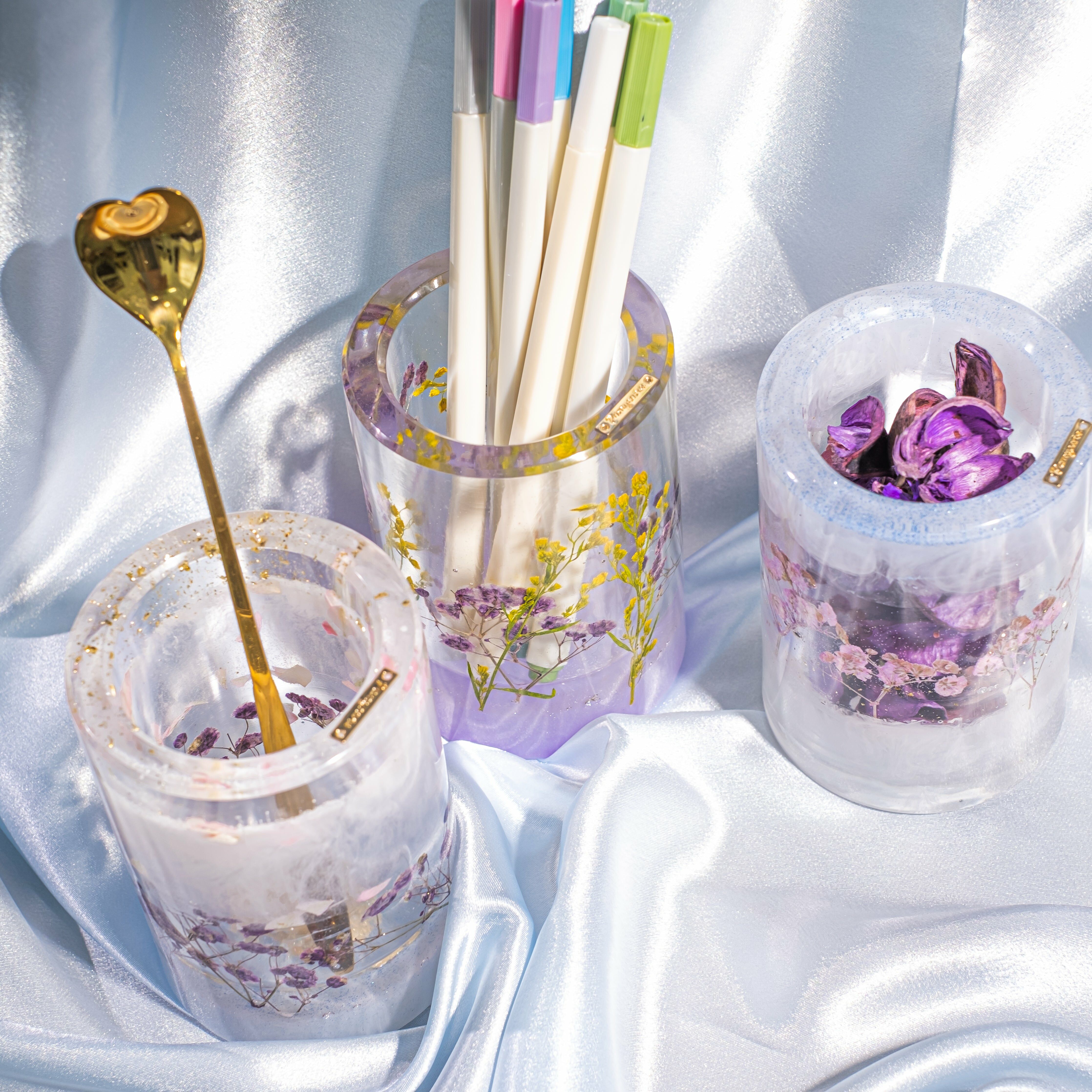 ⑤ Flower Meadows Pen Holder (3 Designs)