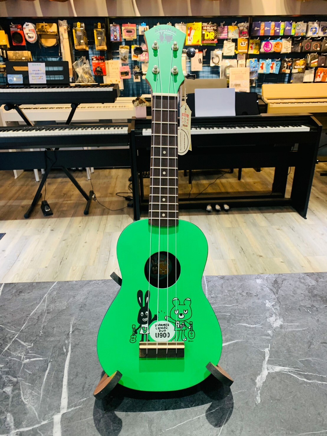 aNueNue U900s Color 熊野兔野 21吋 送禮必備 日本插畫家木原庸佐聯名款 烏克麗麗【宛伶樂器】