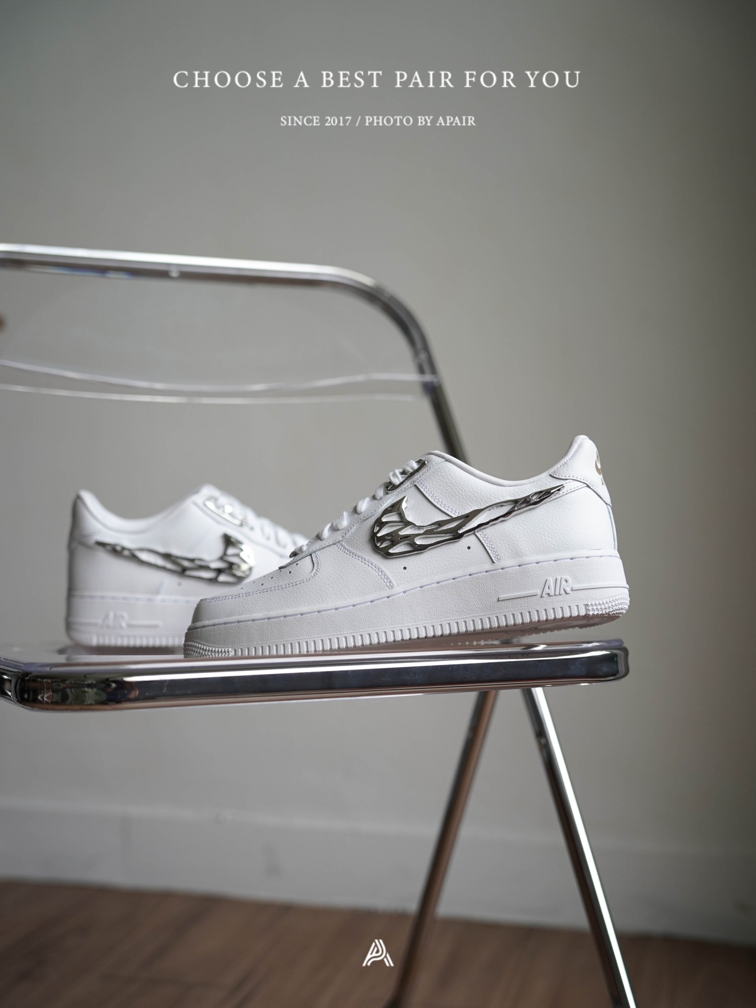 【APAIR】預購 Nike Air Force 1 Low "molten metal' 白F 金屬溶解 FV3616-101