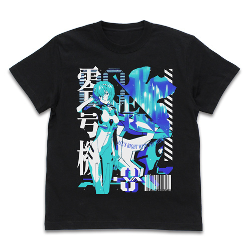 Cospa 0707  EVANGELION ｴｳﾞｧ零号機 ｱｼｯﾄﾞｸﾞﾗﾌｨｯｸｽTｼｬﾂ/BLACK