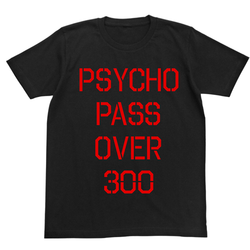 Cospa 0707 PSYCHO-PASSｻｲｺﾊﾟｽ 犯罪係数Tｼｬﾂ ﾌﾞﾗｯｸ BLACK