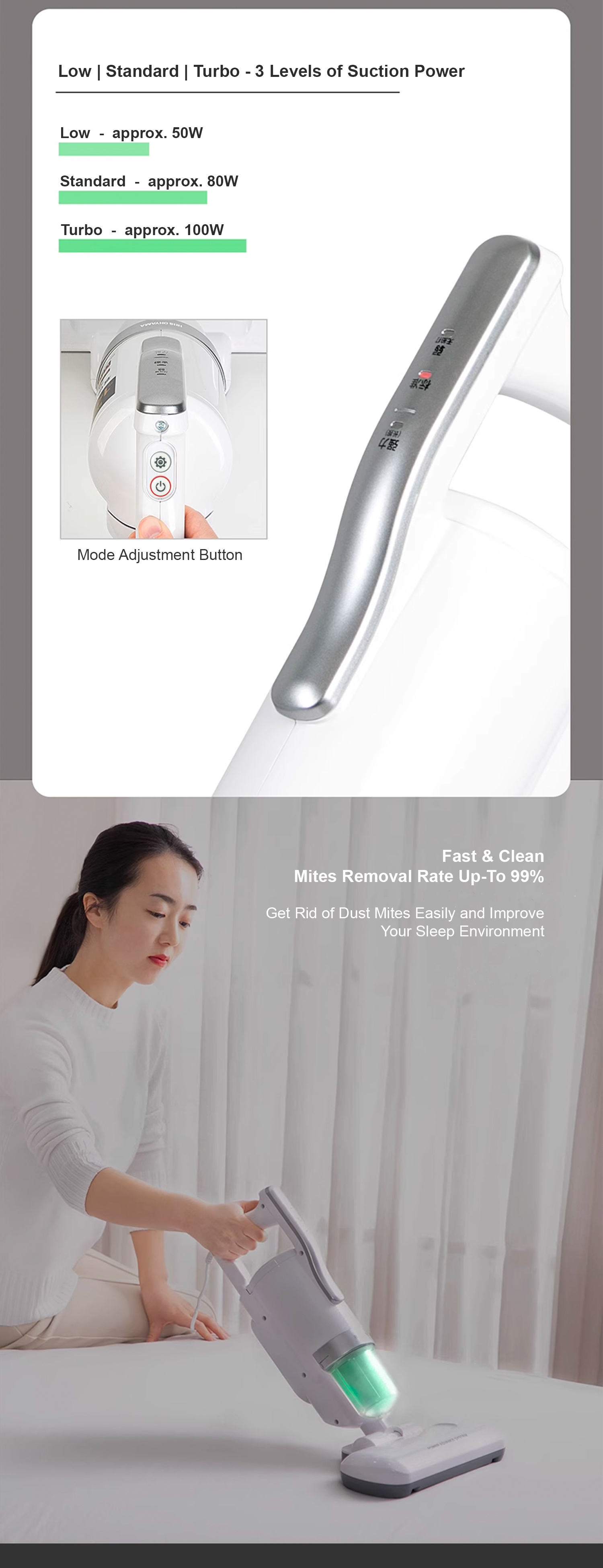 IRIS OHYAMA ICFAC4 DUST MITES VACUUM CLEANER