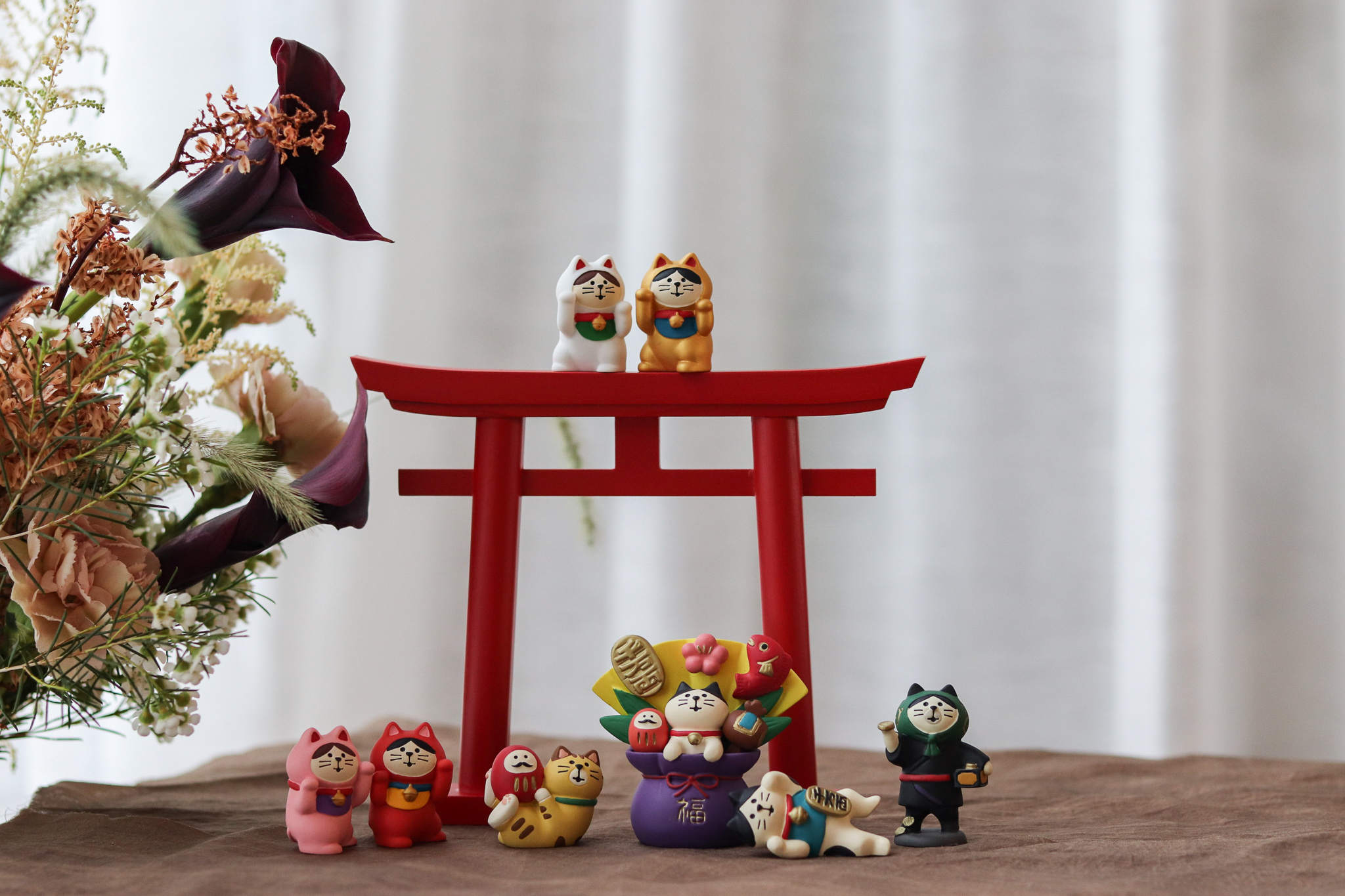 Decole FUKU福MONO 笑年來福 擺飾