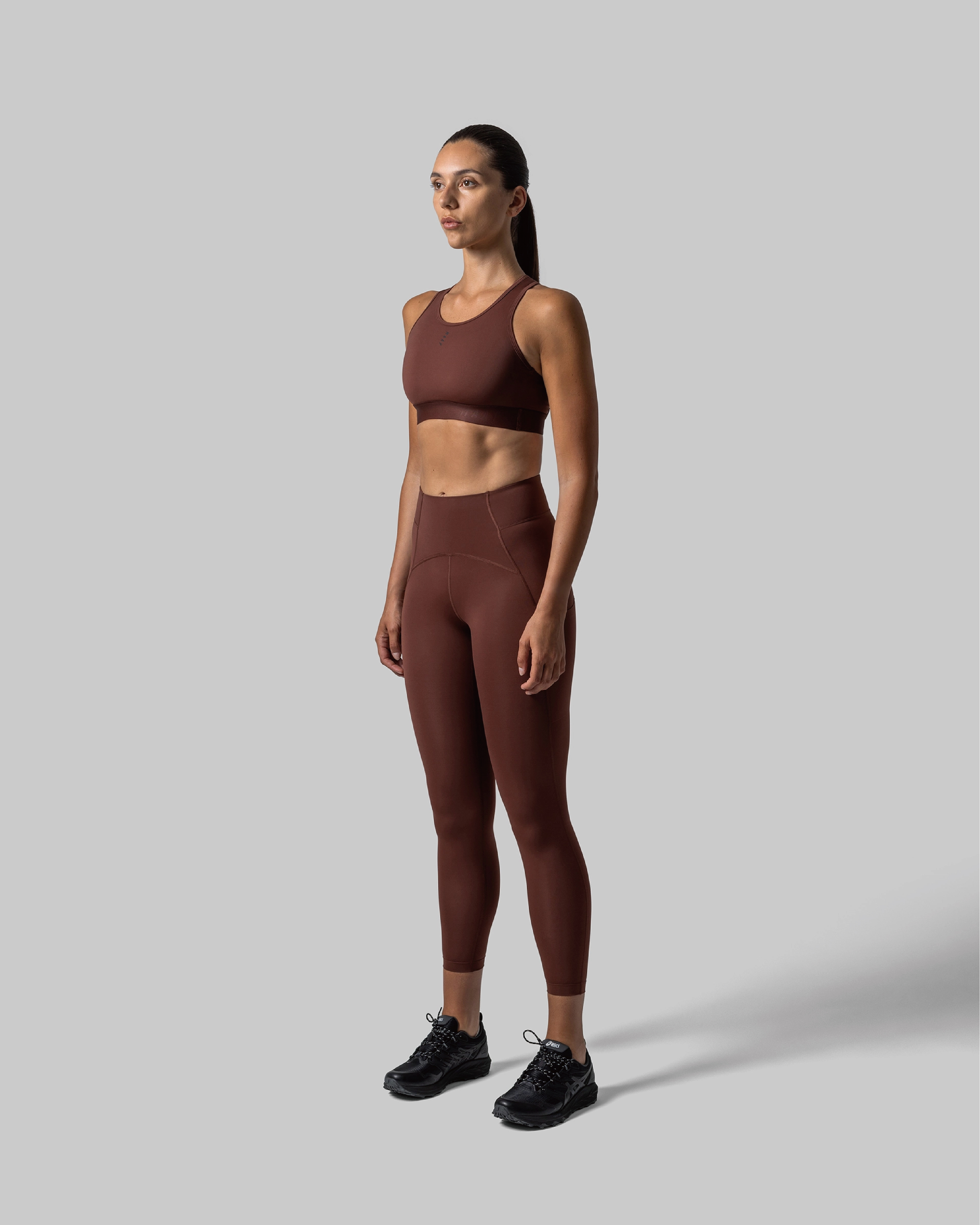 零碼【MAAP】W's Everyday Legging  高彈力運動長褲 / Cocoa 可可棕