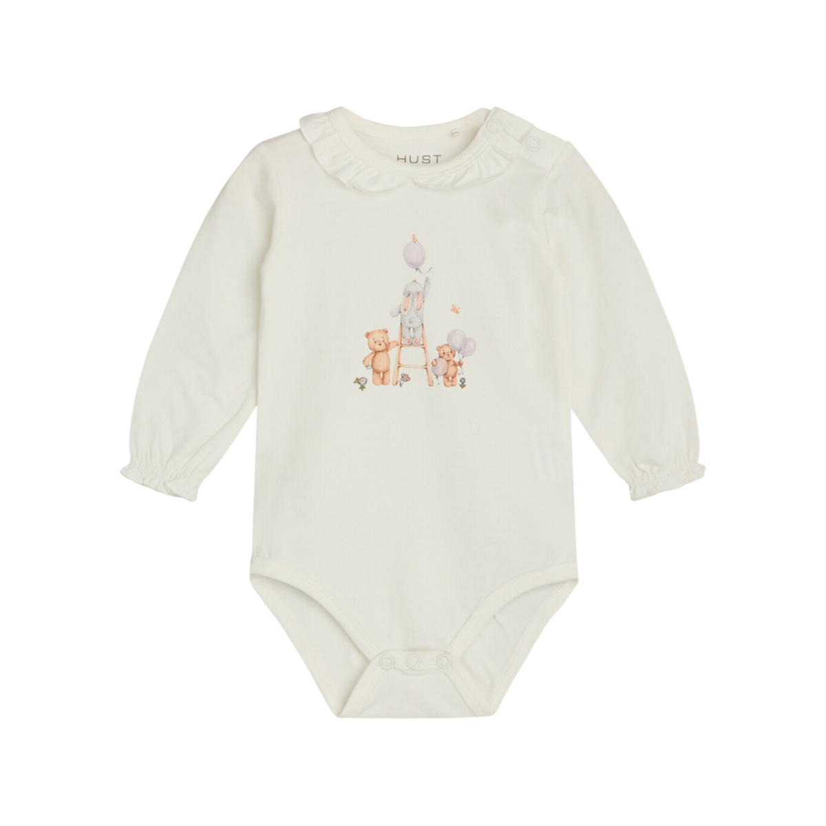 〖 Hust & Claire 〗米白汽球布偶包屁衣