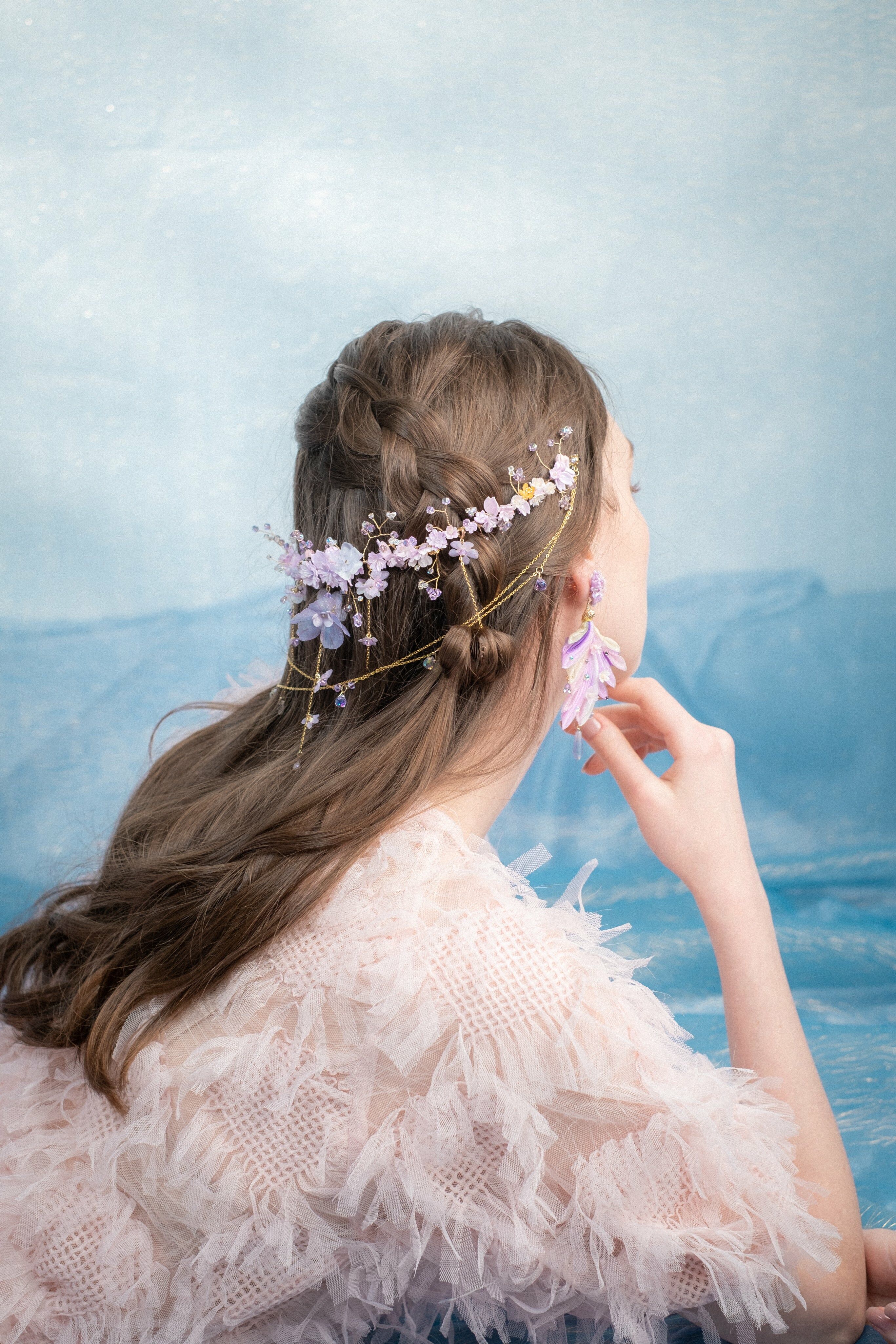 Fairytopia Full Bloom Bridal Headband (with detachable chain details)