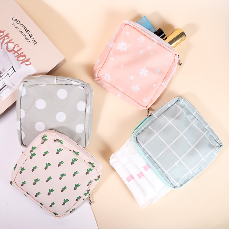 衛生棉收納小方包 4色【BL001】