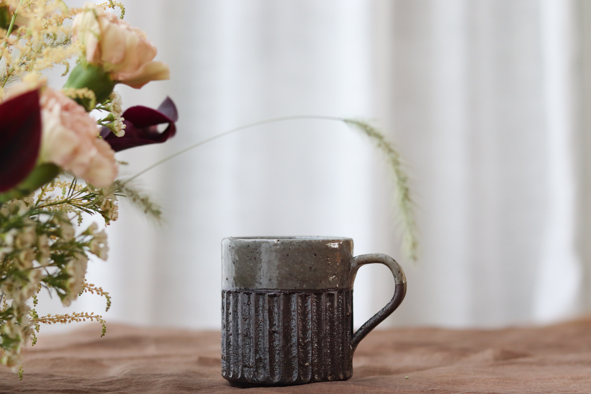 日本 EDITIONS 正陶苑 手作 鎬紋馬克杯