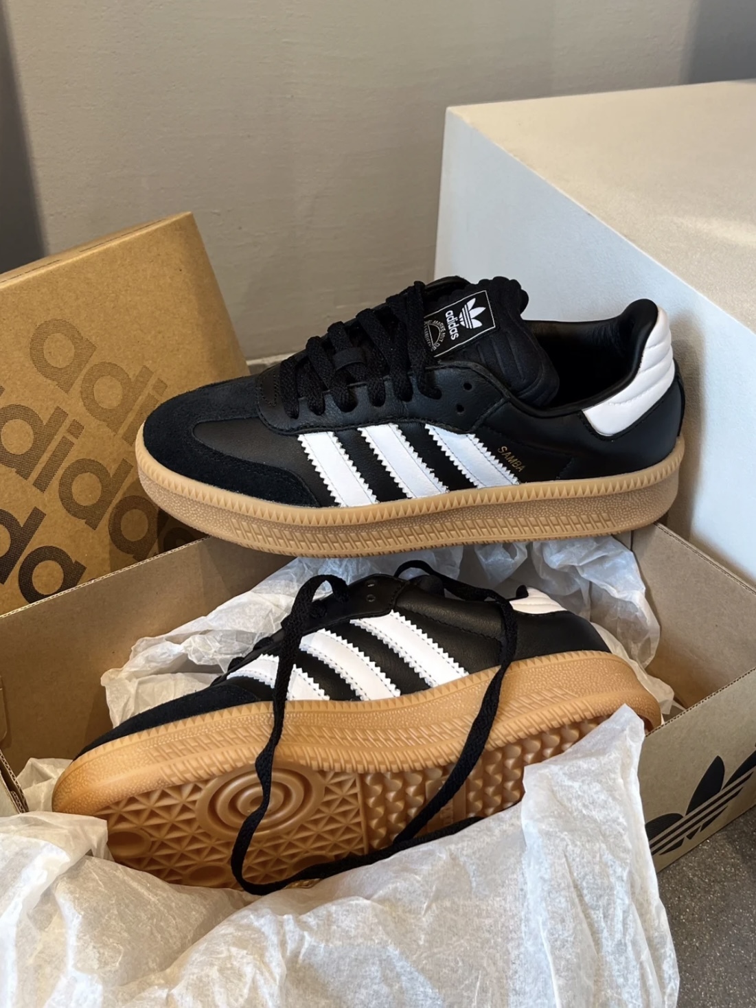 Adidas Samba XLG 胖胖黑