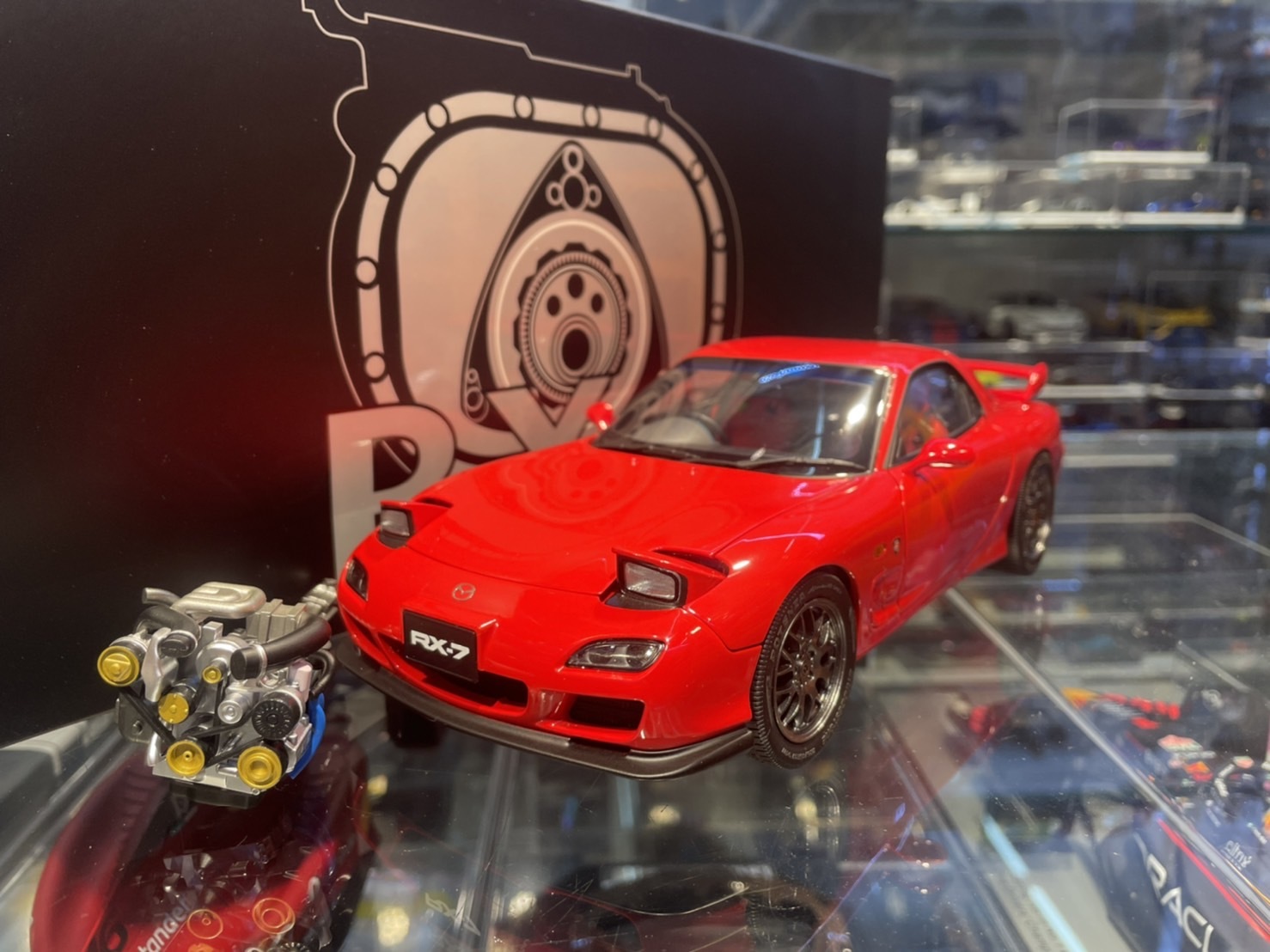 Polar Master MAZDA RX-7 Spirit R Red 1/18