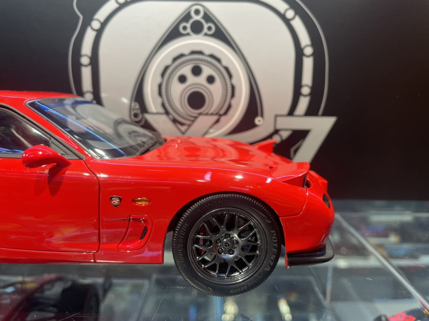 Polar Master MAZDA RX-7 Spirit R Red 1/18