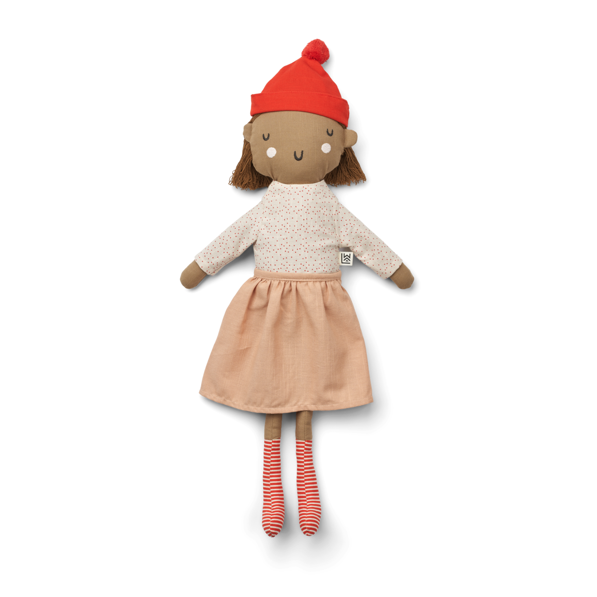丹麥LIEWOOD 棉麻娃娃-Bolette Christmas Doll