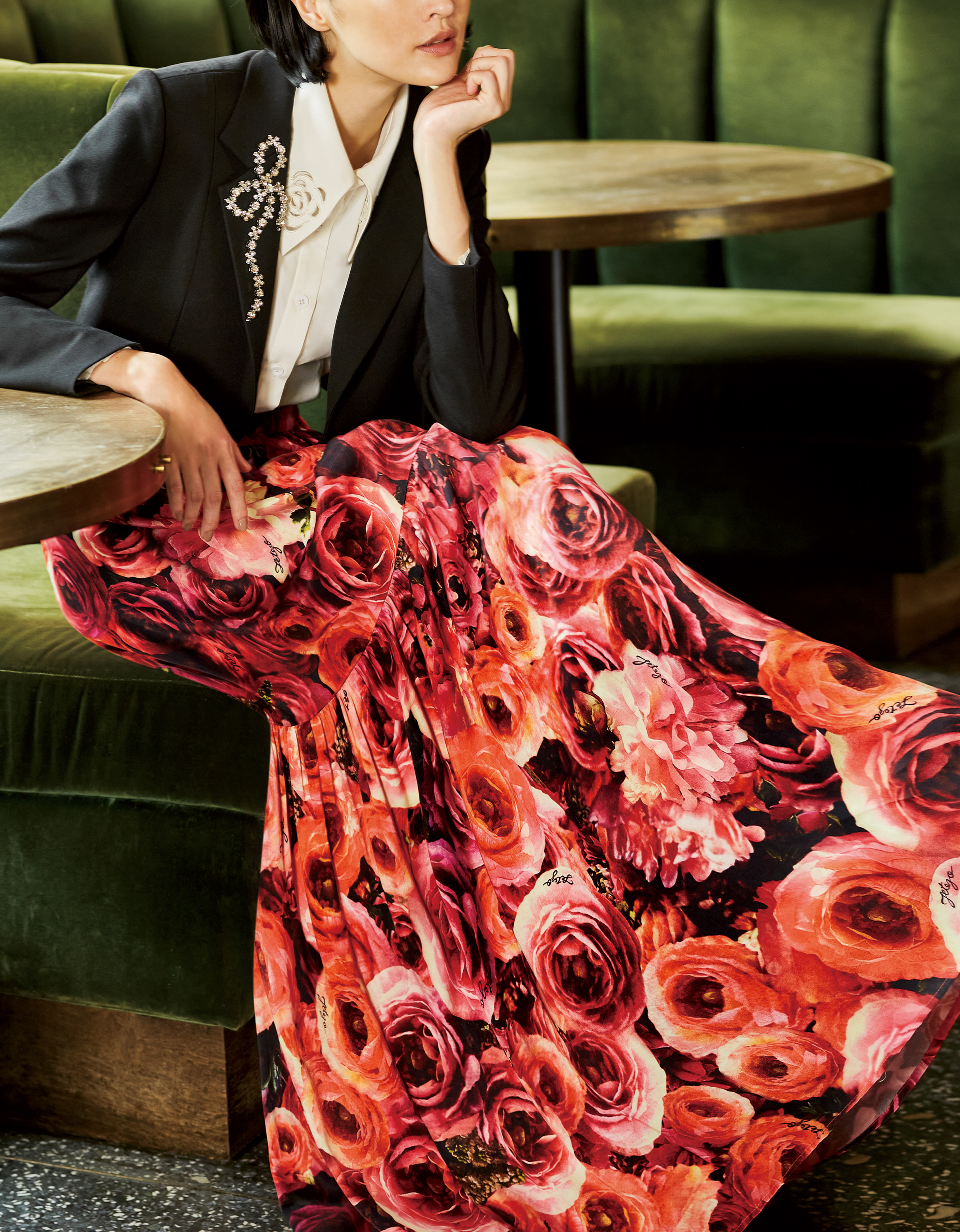 BC15006C1 玫瑰山谷嘉年華長裙