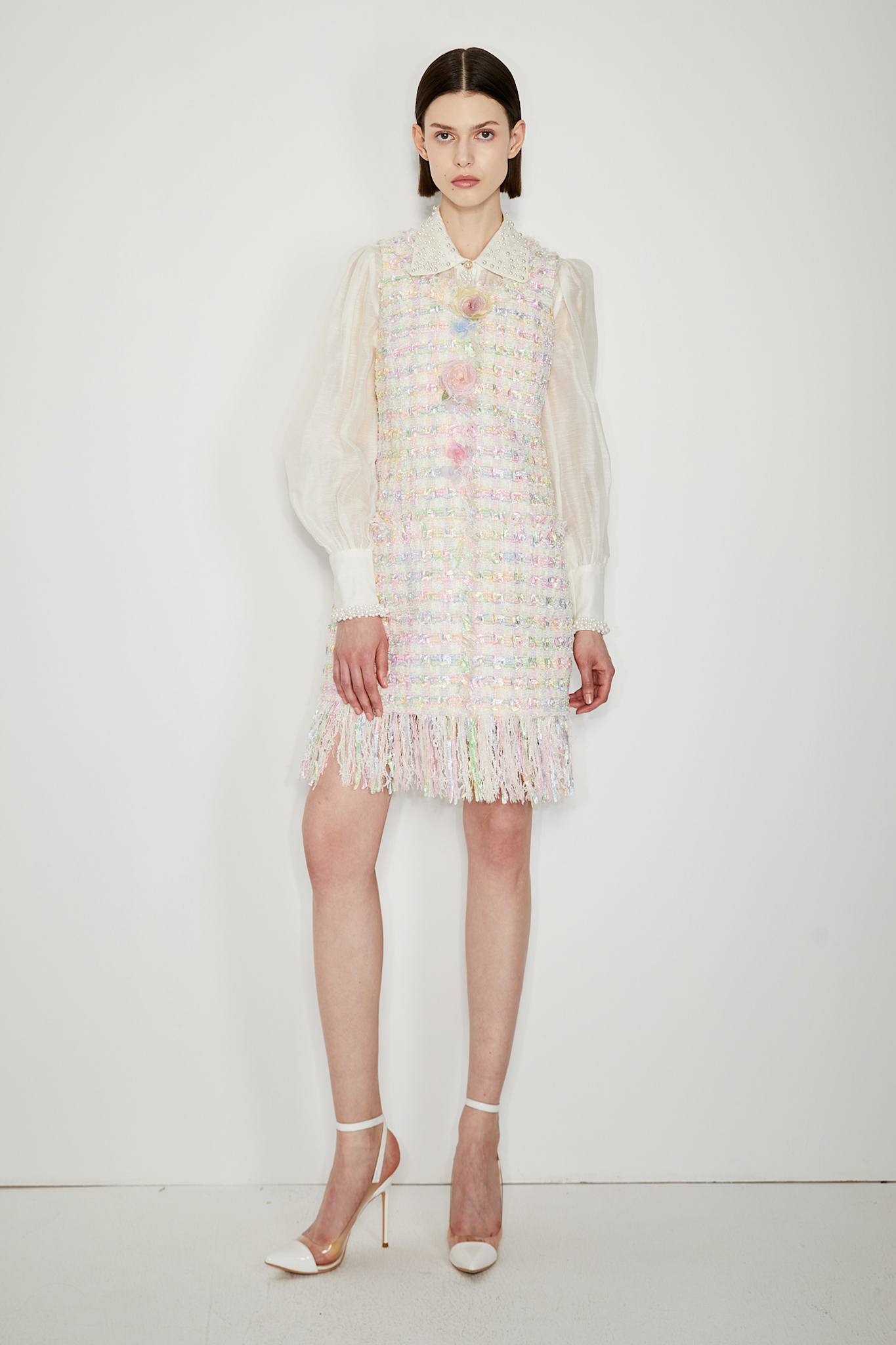 BC15036A1玫瑰山谷巴洛克珍珠女衫