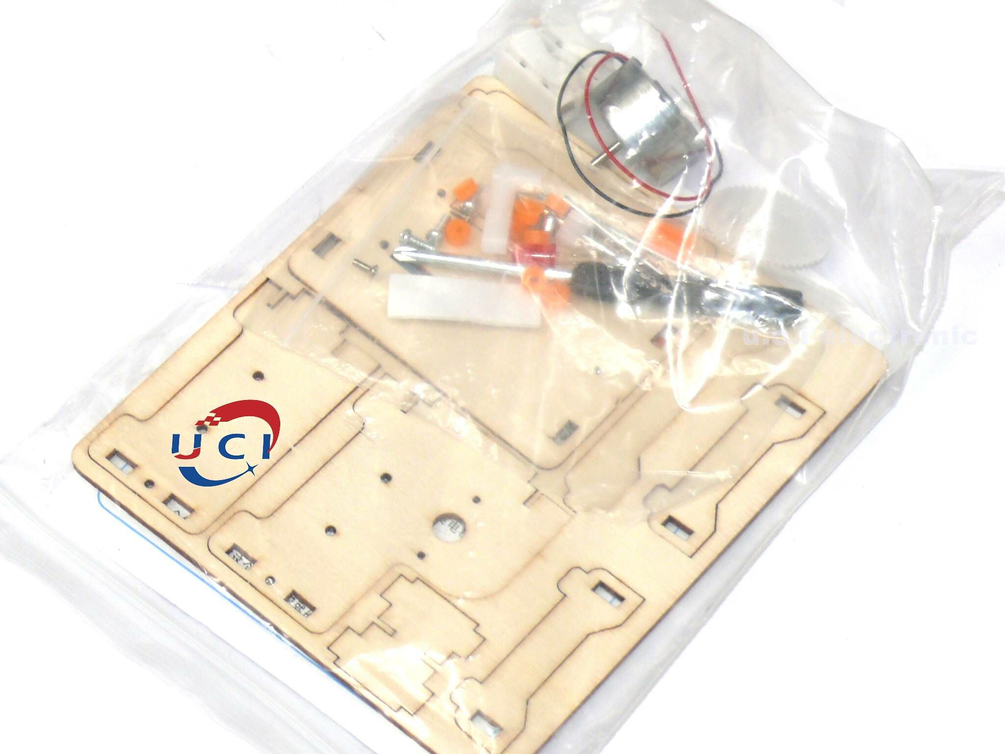 【UCI電子】(二H-1) DIY材料包 手搖發電機 科技小製作材料包 散件出貨