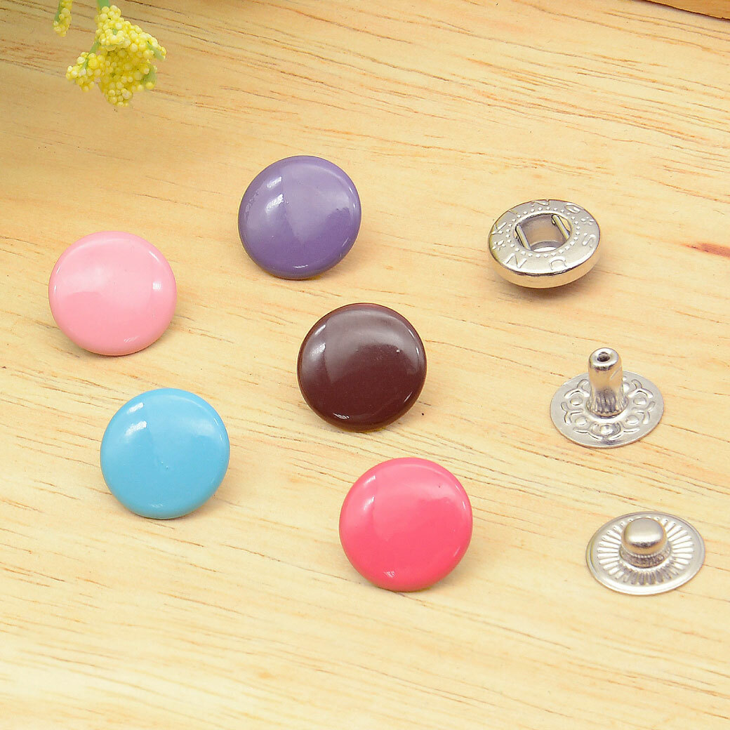 【彩色】13mm 金屬壓釦【四合釦】