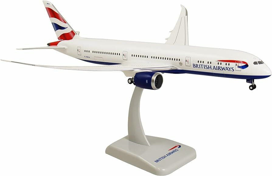 Hogan wings 1/200 英國航空 波音787-9 G-ZBKA 標準塗裝 飛行模式