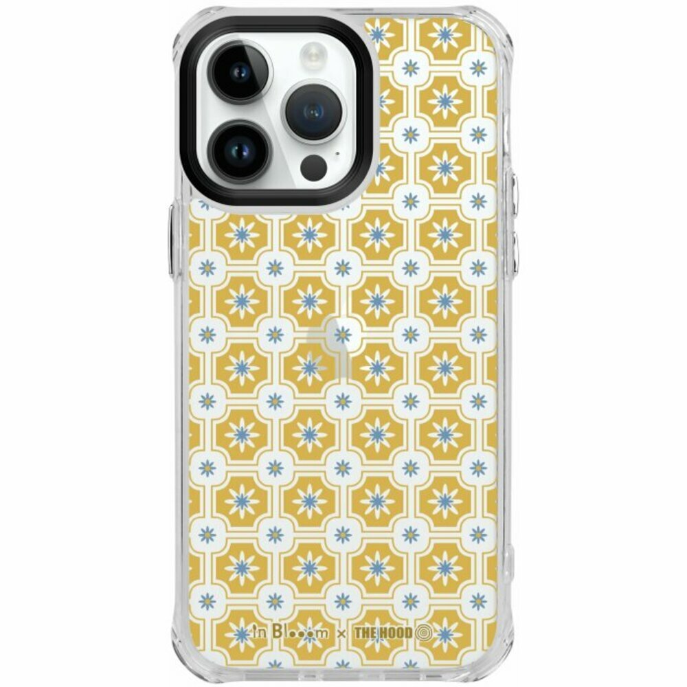inblooom x The Hood Clear Plus Case/Old Ceramic Tile No.2/Sunny Yellow