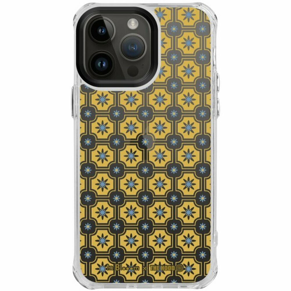 inblooom x The Hood Clear Plus Case/Old Ceramic Tile No.2/Sunny Yellow