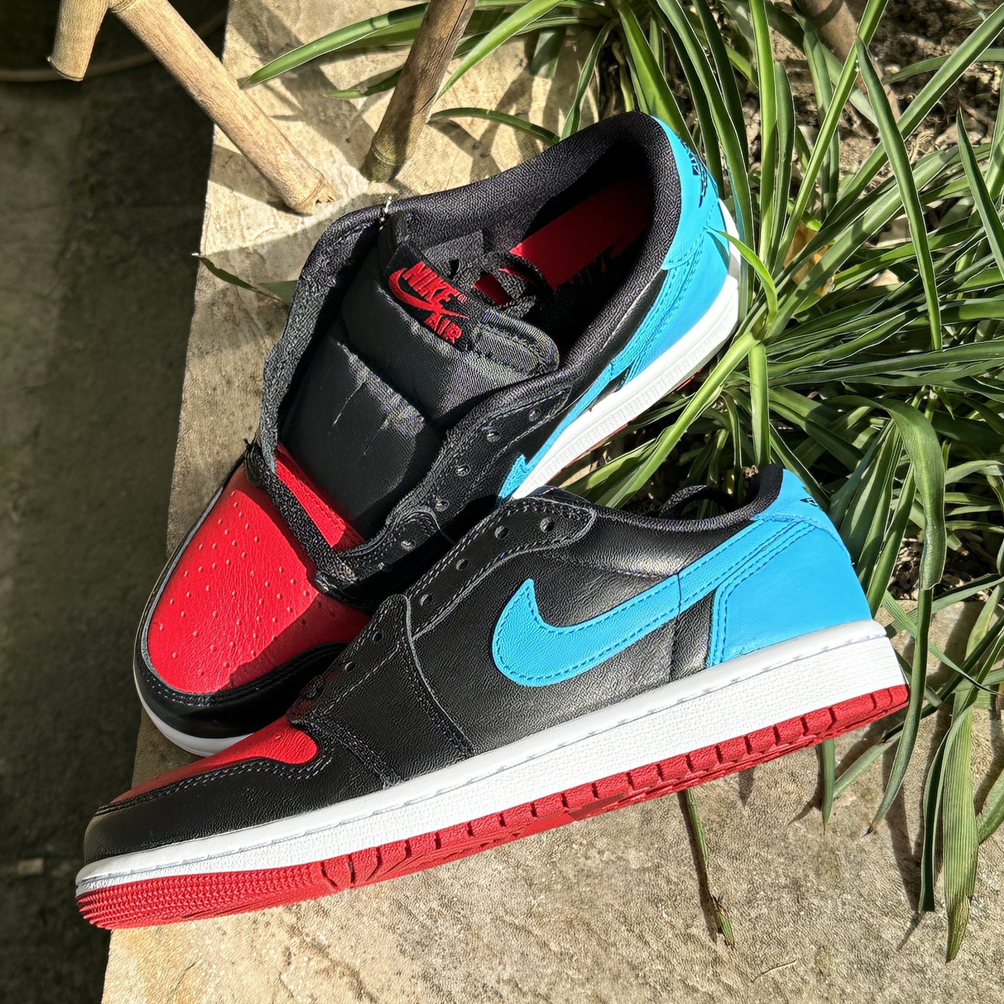 Air Jordan 1 Low OG UNC To Chicago 黑紅藍女鞋CZ0775-046