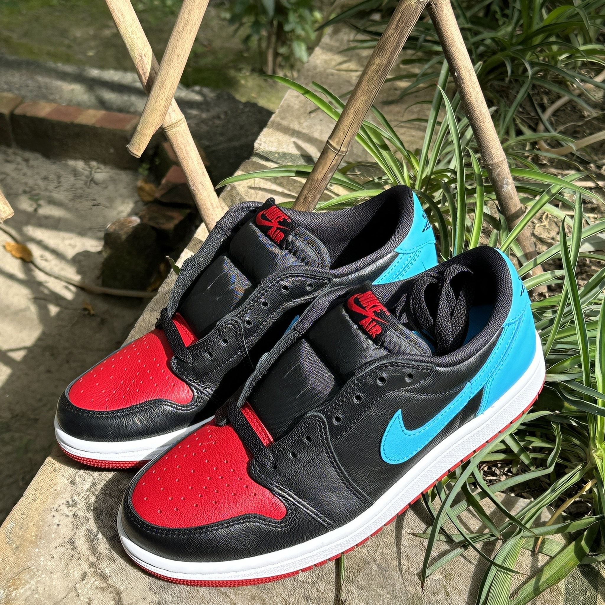 Air Jordan 1 Low OG UNC To Chicago 黑紅藍女鞋CZ0775-046