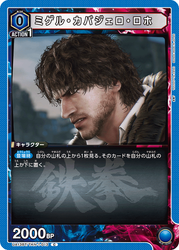 UA13BT/TKN-1-013 ミゲル・カバジェロ・ロホ