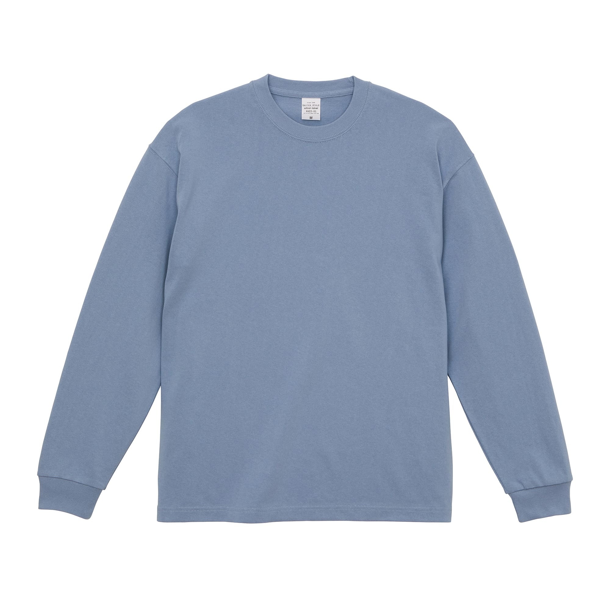 United Athle  9.1oz. 重磅 寬版 落肩 長袖T恤 湖藍色 3442201-247 [台灣現貨]
