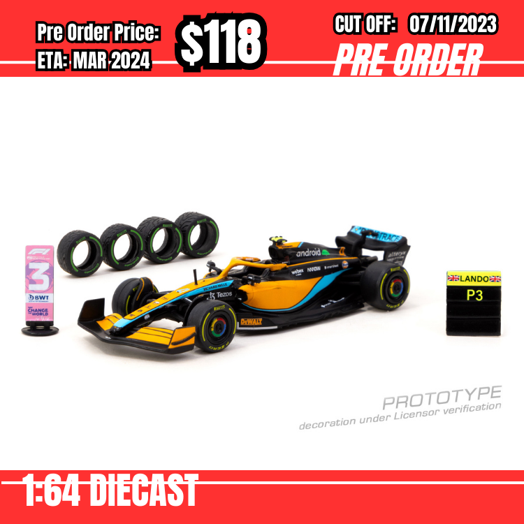 PO-$118 *Tarmac* 1:64 McLaren MCL36 Emilia Romagna Grand Prix 202 Lando Norris [OD26/10]