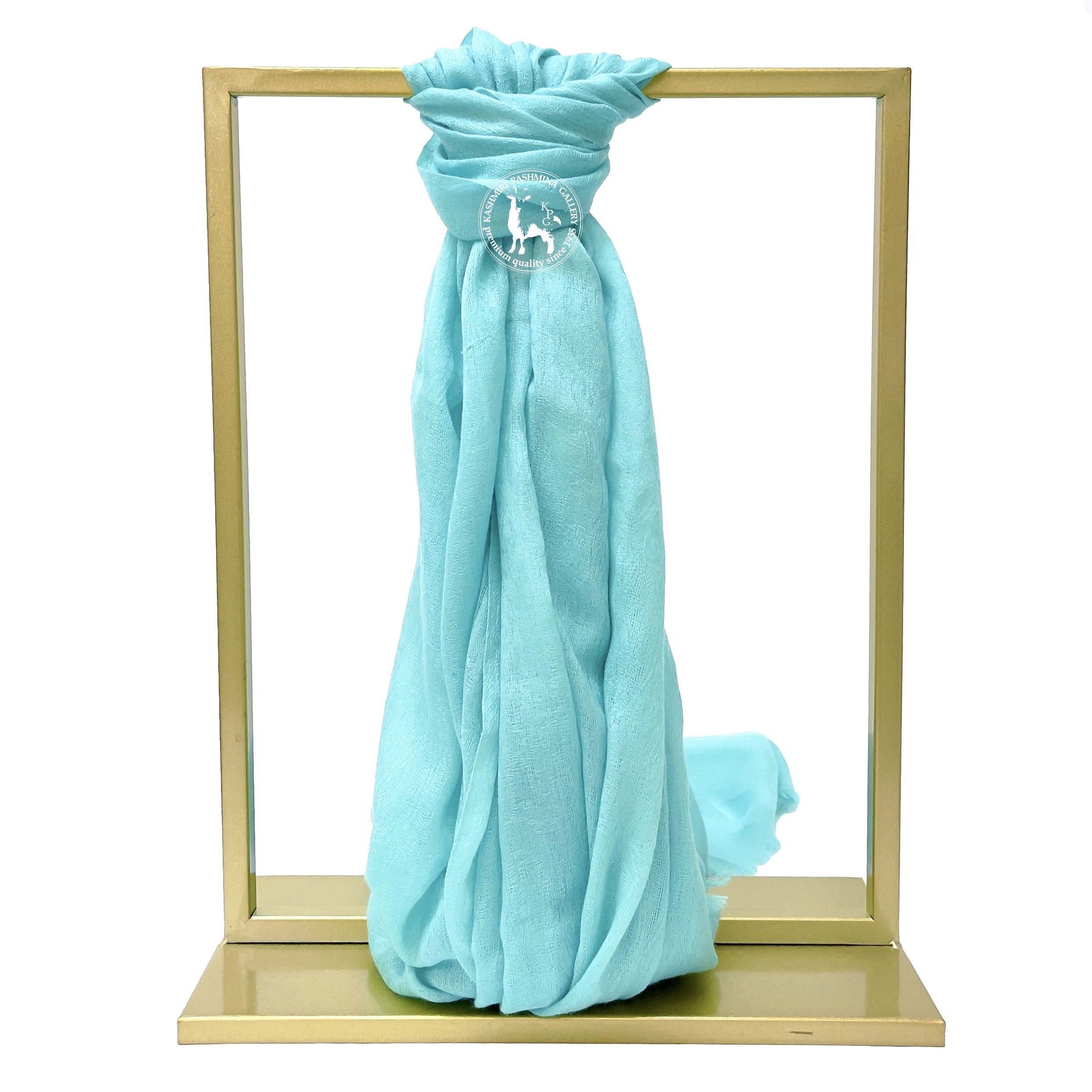 提花喀什米爾山羊絨圍巾