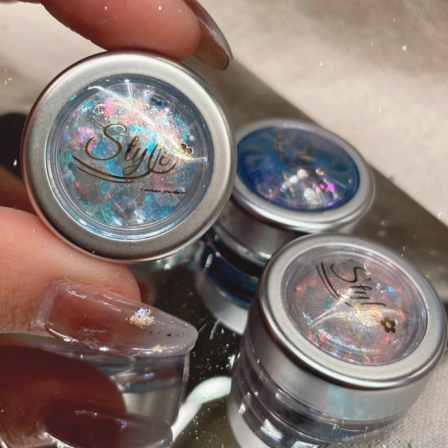 【STYLE新品】歐泊粉極光玻璃冰塊片