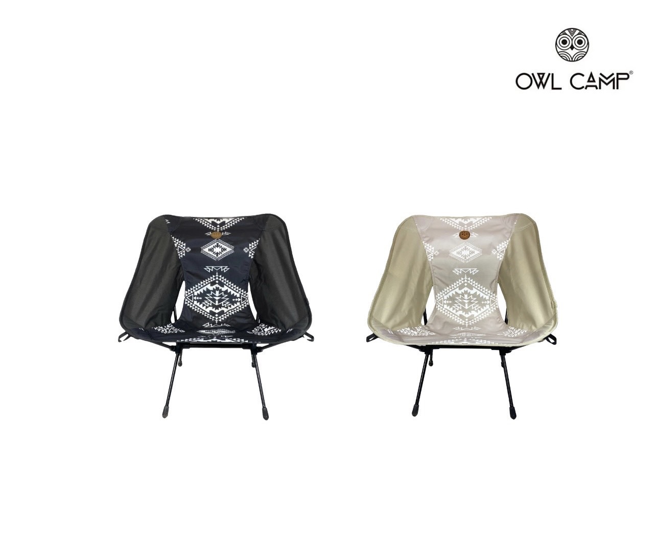 【OWL CAMP】民俗圖騰標準椅 (二色)