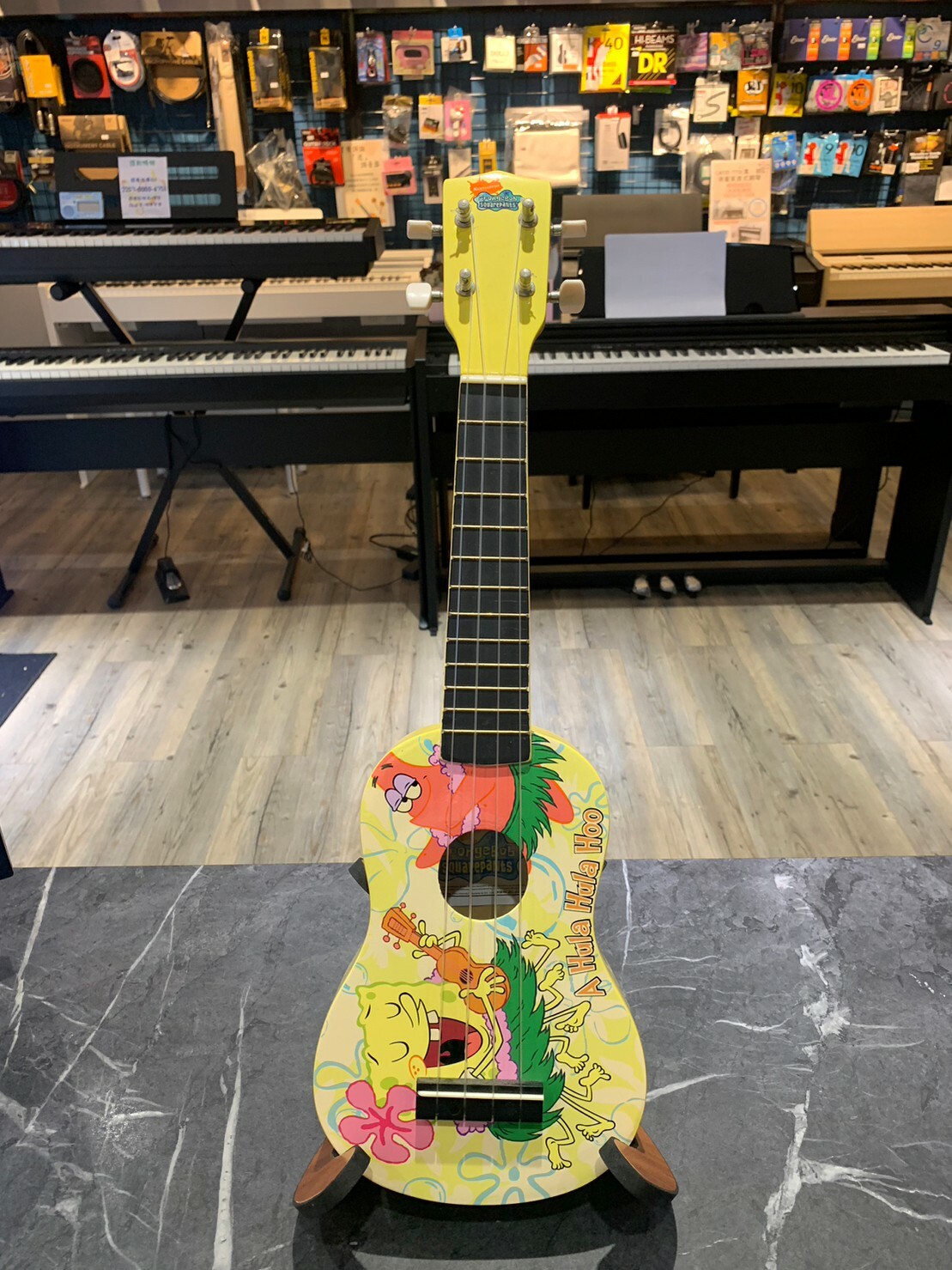 [現貨]海綿寶寶21吋烏克麗麗 美國原廠授權【宛伶樂器】