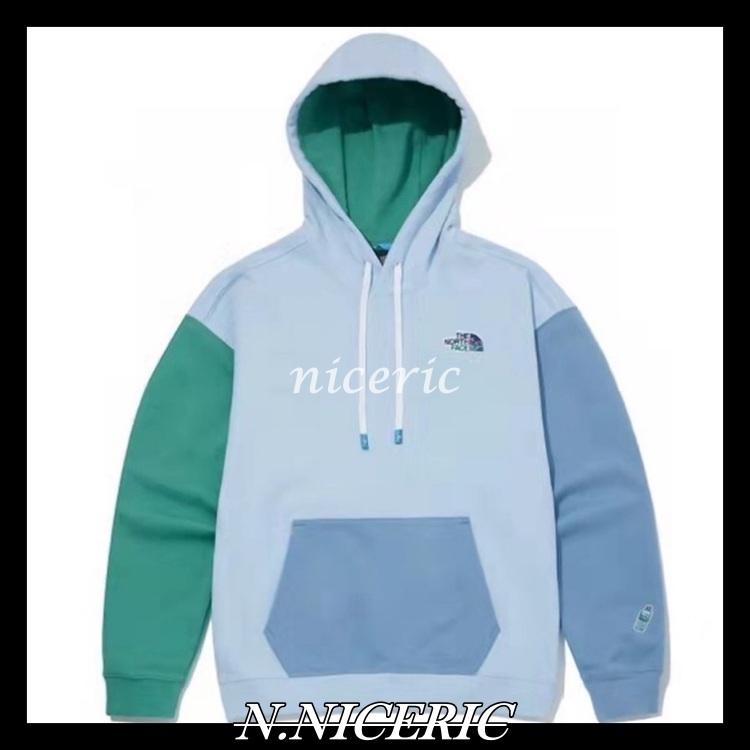 [Nice日韓歐美代購］韓國The North Face｜北臉×濟州島聯名款 拼接撞色連帽T 連帽上衣北臉帽T(還有其他顏色哦