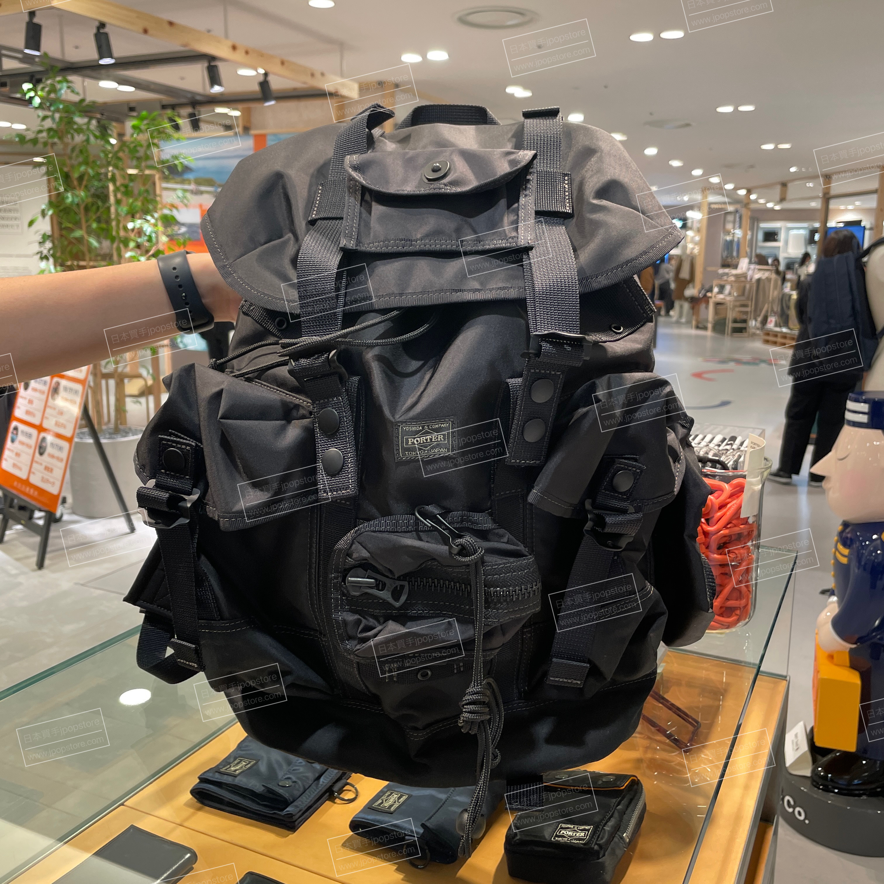 ALICE PACK with POUCHES ブラック 【porter】 Porter-Yoshida & Co. All Alice Pack With Pouches - Black