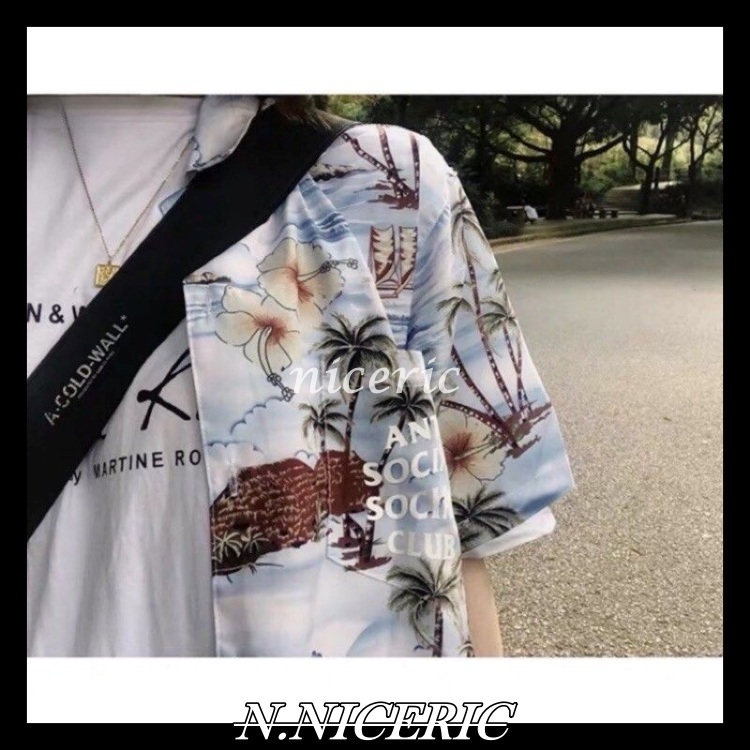 [Nice日韓歐美代購］ASSC ANTI SOCIAL SOCIAL CLUB夏威夷T恤短袖襯衫
