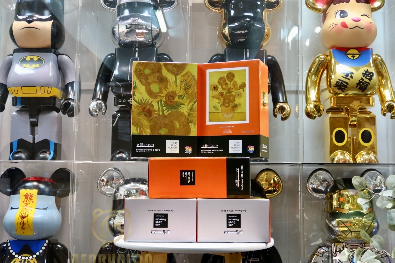 🥇現貨🥇Bearbrick 400% 100% VAN GOSH SUNFLOWER